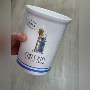 Rae dunn Pixar Chef's Kiss Ceramic utensils holder